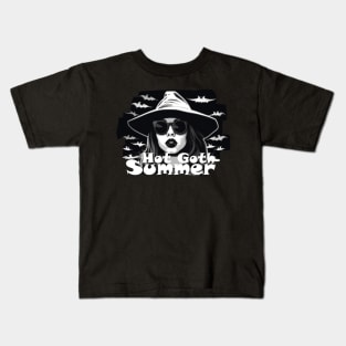 Hot Goth Summer Kids T-Shirt